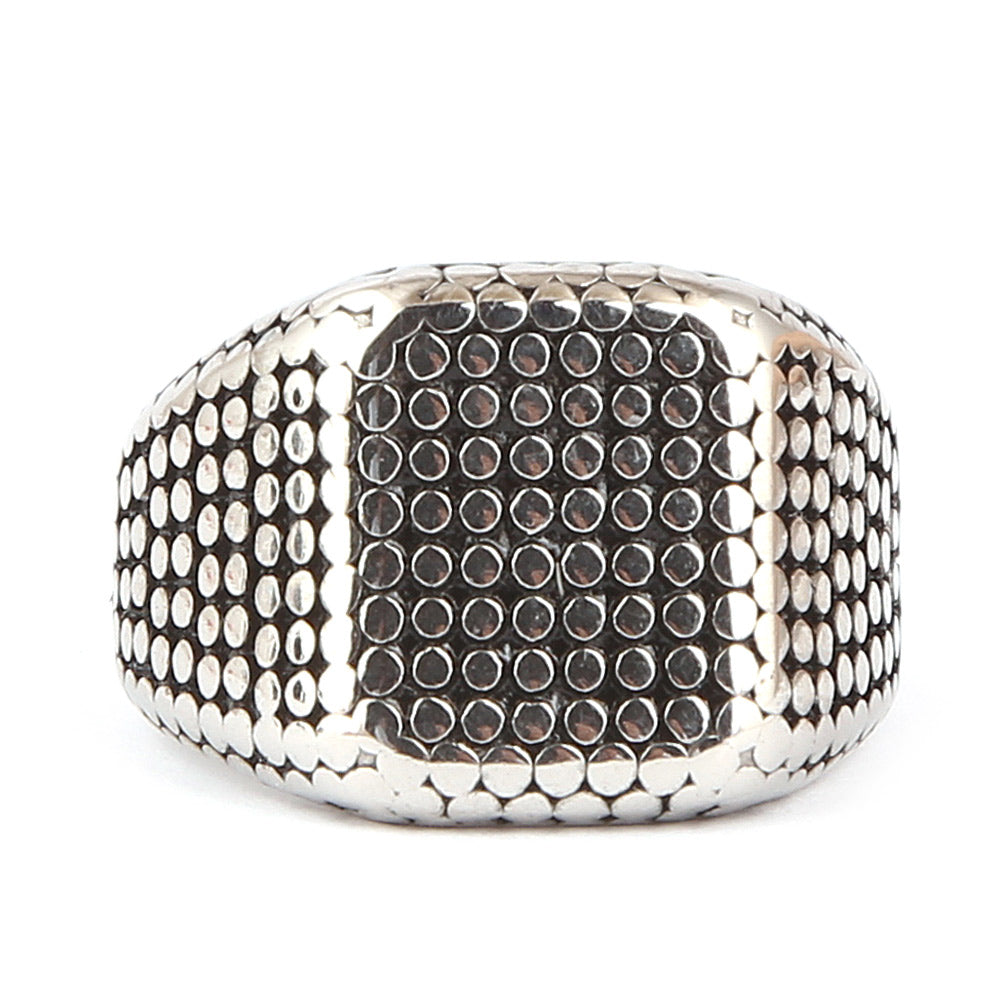 Men's Fancy Ring - Silver - test-store-for-chase-value