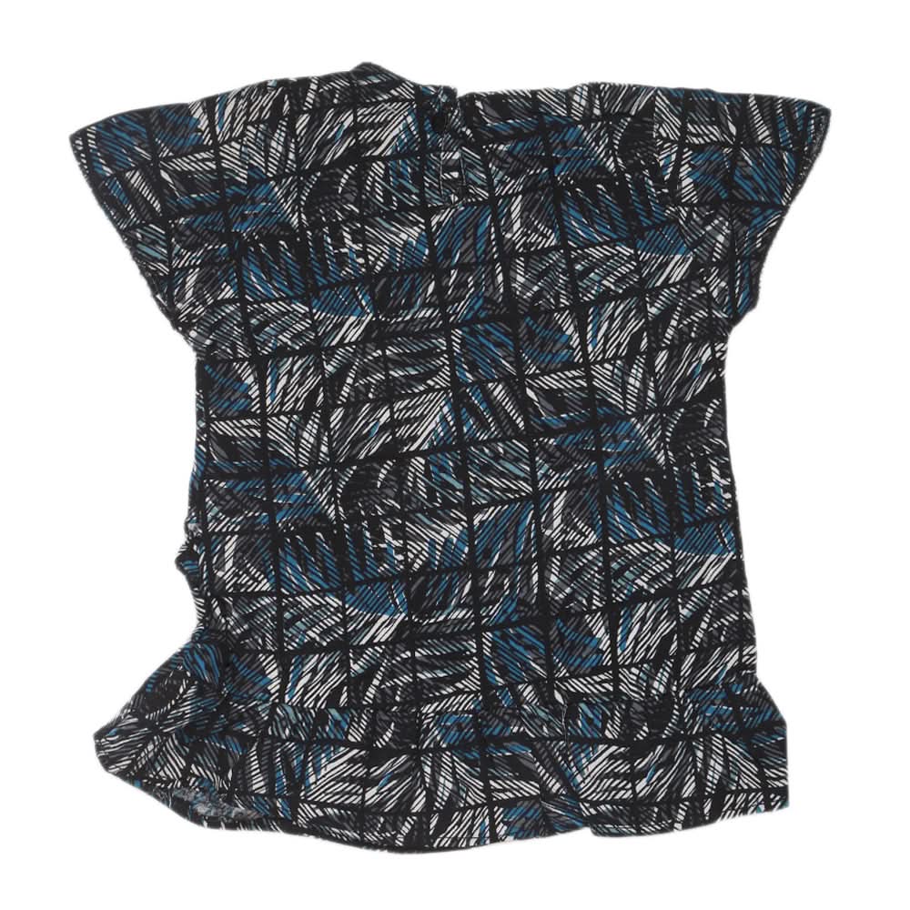 Girls Woven Half Sleeves Top - Black, Kids, Tops, Chase Value, Chase Value