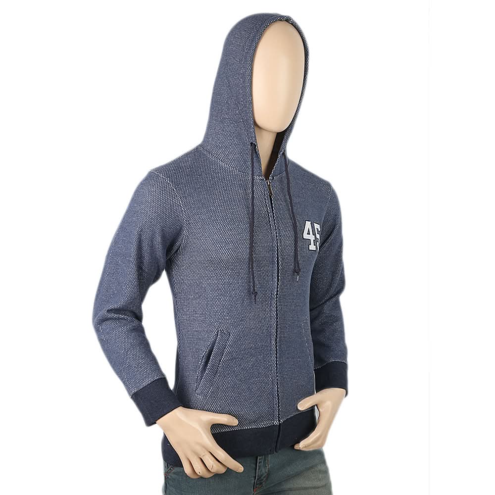 Men's Fleece Zip Jacket - Dark Blue, Men, Jackets and Hoodies, Chase Value, Chase Value