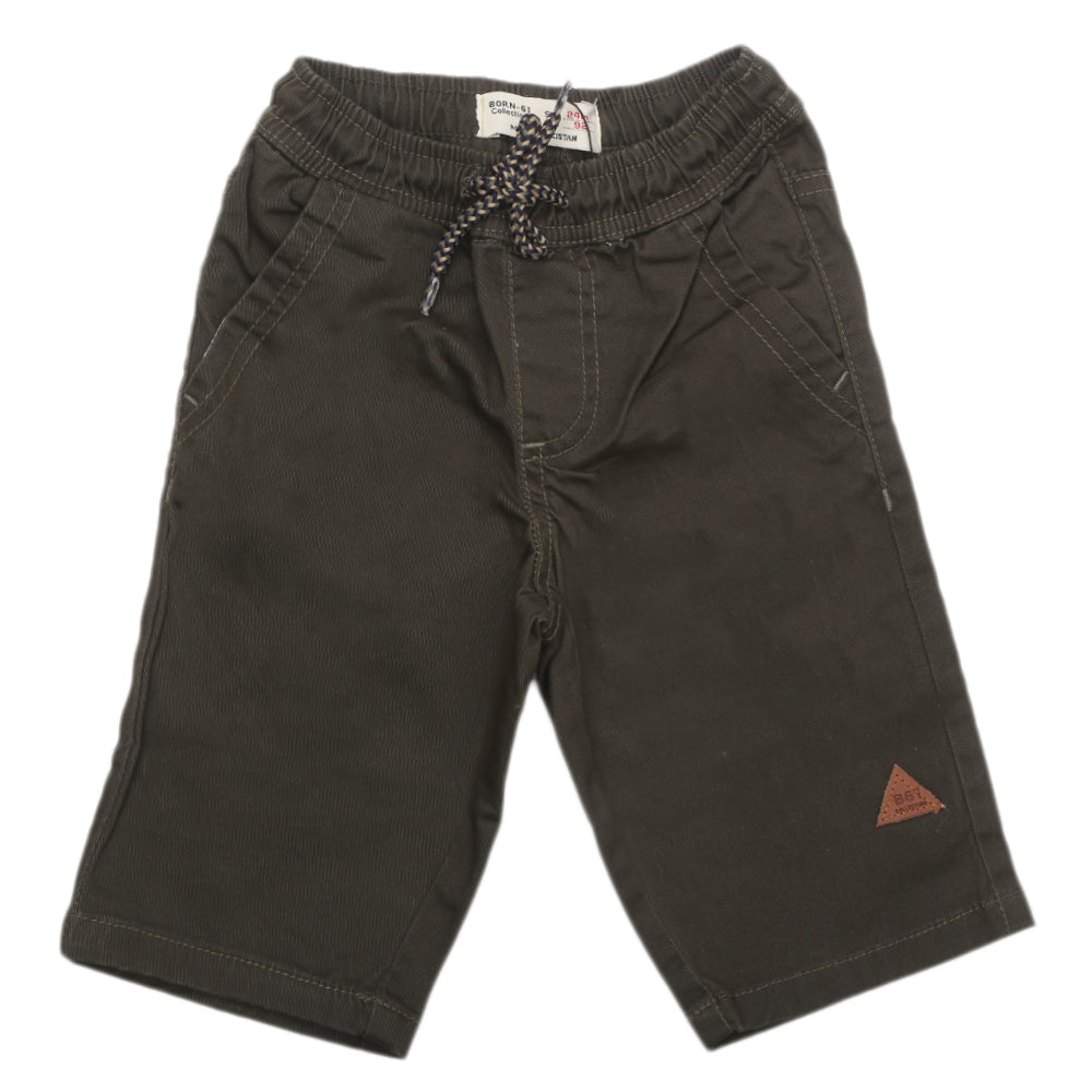 Boys Cotton Bermuda Short - Dark Green, Kids, Boys Shorts, Chase Value, Chase Value