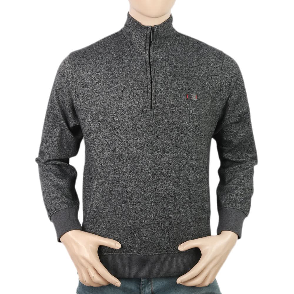 Men's Full Sleeves Fancy Jumper - Dark Grey, Men, Sweater and Sweat Shirts, Chase Value, Chase Value