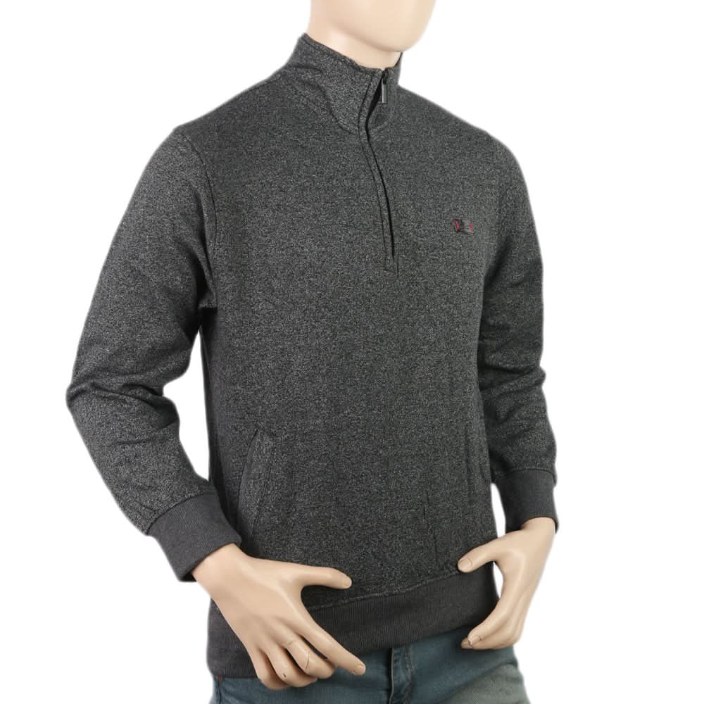 Men's Full Sleeves Fancy Jumper - Dark Grey, Men, Sweater and Sweat Shirts, Chase Value, Chase Value