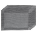 Table Mat with Runner - 7Pcs - Dark Grey, Home & Lifestyle, Mats, Chase Value, Chase Value