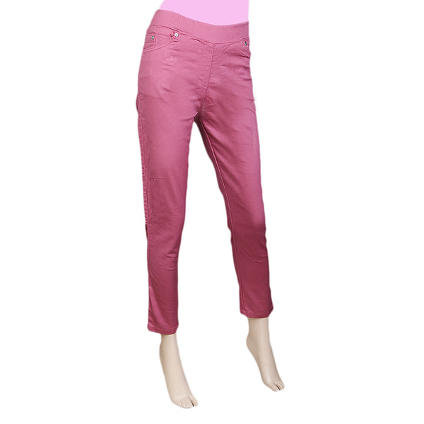 Women's Jegging - Dark Peach, Women, Pants & Tights, Chase Value, Chase Value