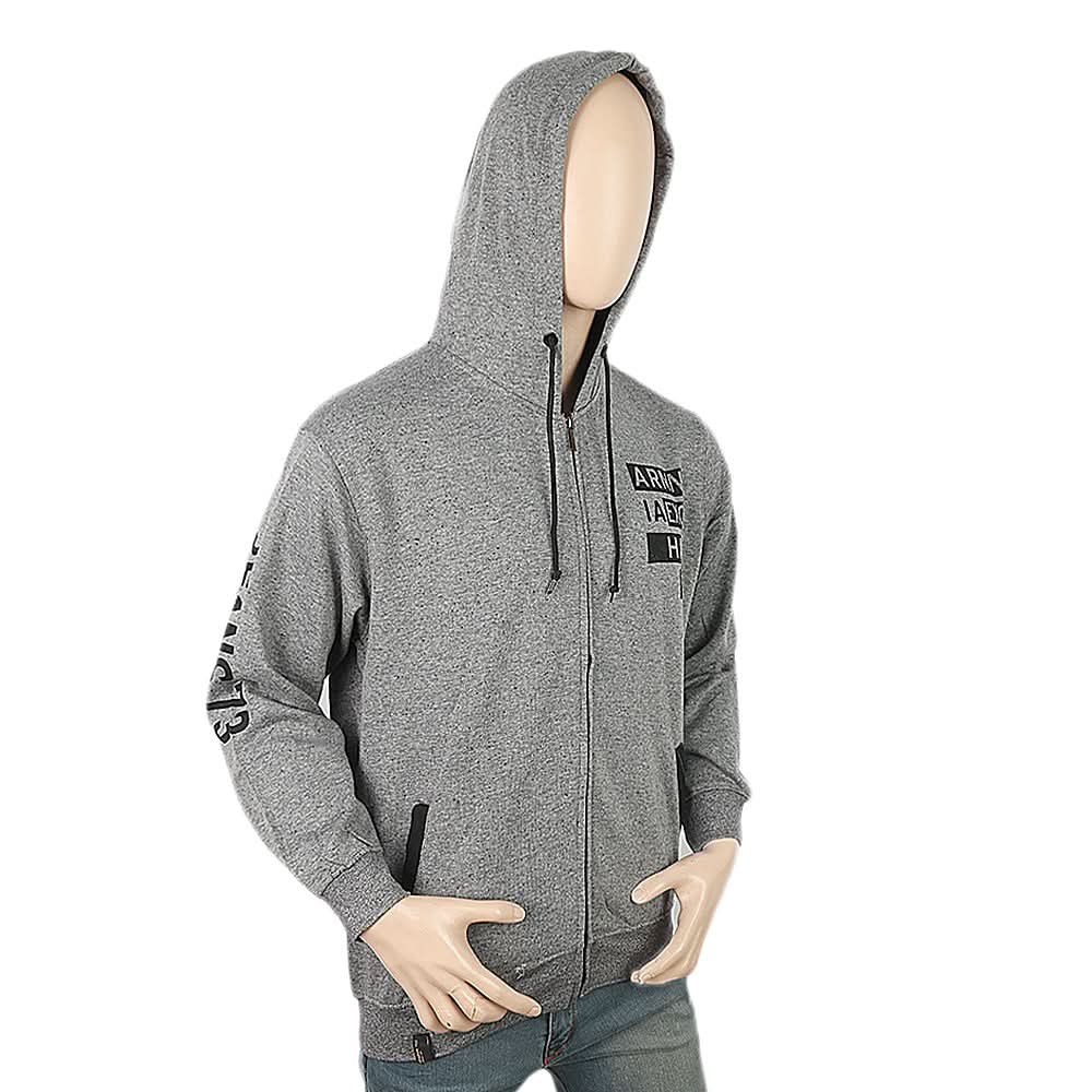 Men's Fleece Zip Jacket - Dark Grey, Men, Jackets and Hoodies, Chase Value, Chase Value