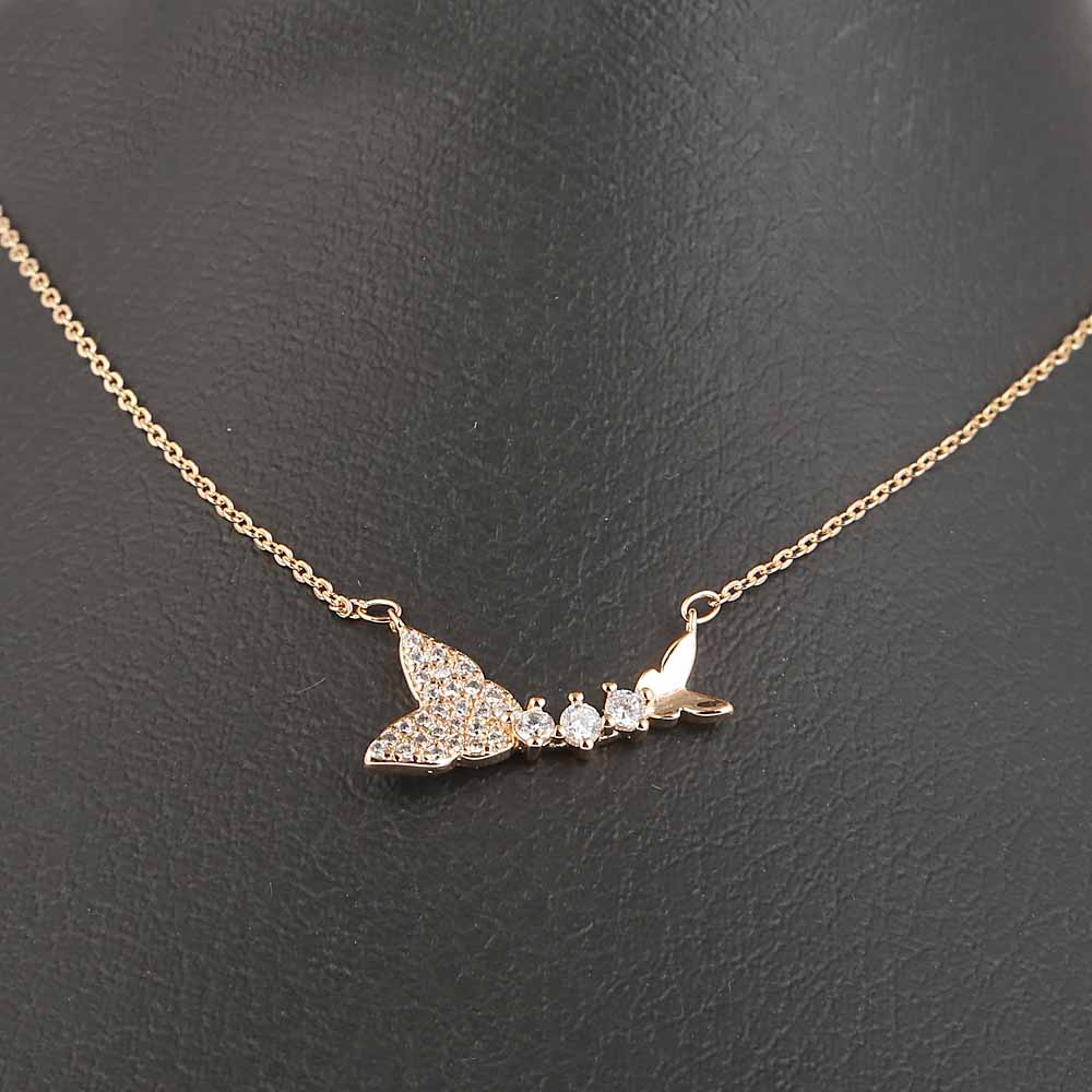 Women's Zircon Chain & Locket - Golden, Women, Chains & Lockets, Chase Value, Chase Value