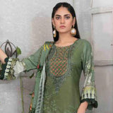 Tawakkal MOOREA Linen Printed unstitched 3pc Embroidered Suit, Women, 3Pcs Shalwar Suit, Tawakkal Fabrics, Chase Value