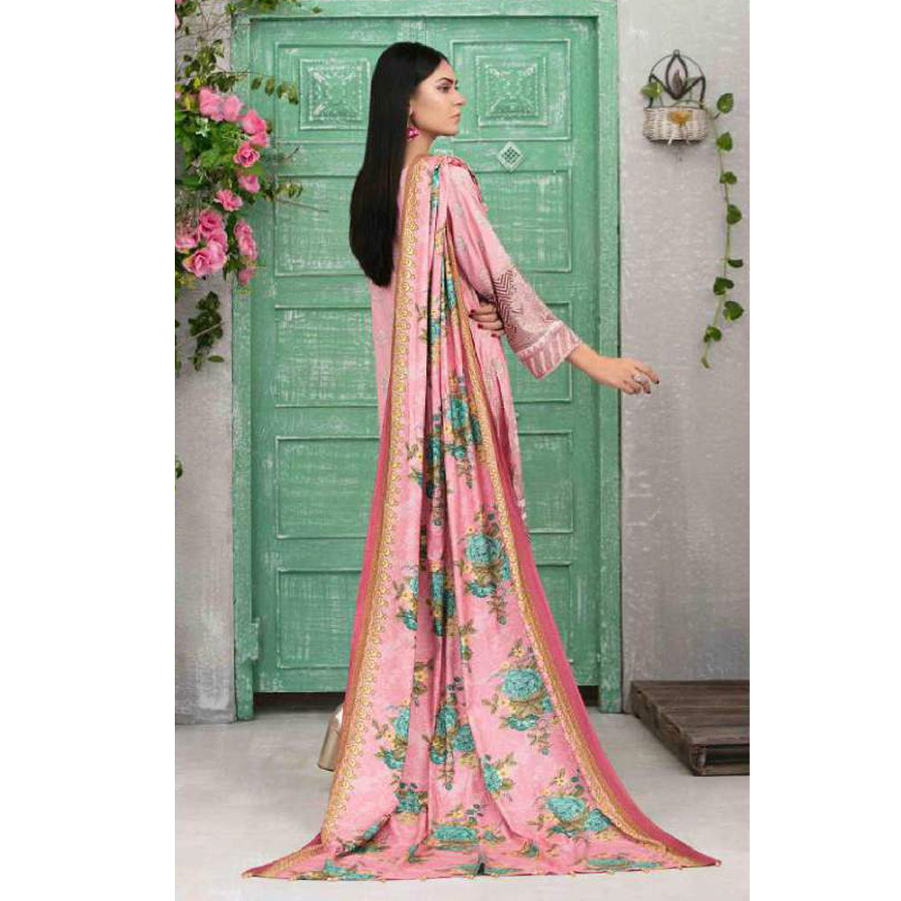 Tawakkal MOOREA Linen Printed unstitched 3pc Embroidered Suit, Women, 3Pcs Shalwar Suit, Tawakkal Fabrics, Chase Value
