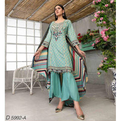 Tawakkal MOOREA Linen Printed unstitched 3pc Embroidered Suit, Women, 3Pcs Shalwar Suit, Tawakkal Fabrics, Chase Value