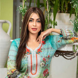 Zarang Embroidered Cotton 3 Piece Un-Stitched Suit - DA2209, Women, 3Pcs Shalwar Suit, Rana Arts, Chase Value