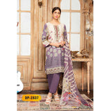 Zaarish Embroidered Unstitched 3Pcs Suit - Dp-2837, Women, 3Pcs Shalwar Suit, Rana Arts, Chase Value