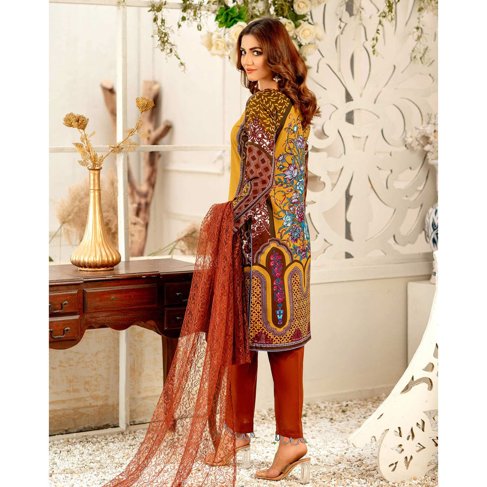 Rangoli Malai Unstitched 3Pcs Suit - 901, Women, 3Pcs Shalwar Suit, Chase Value, Chase Value