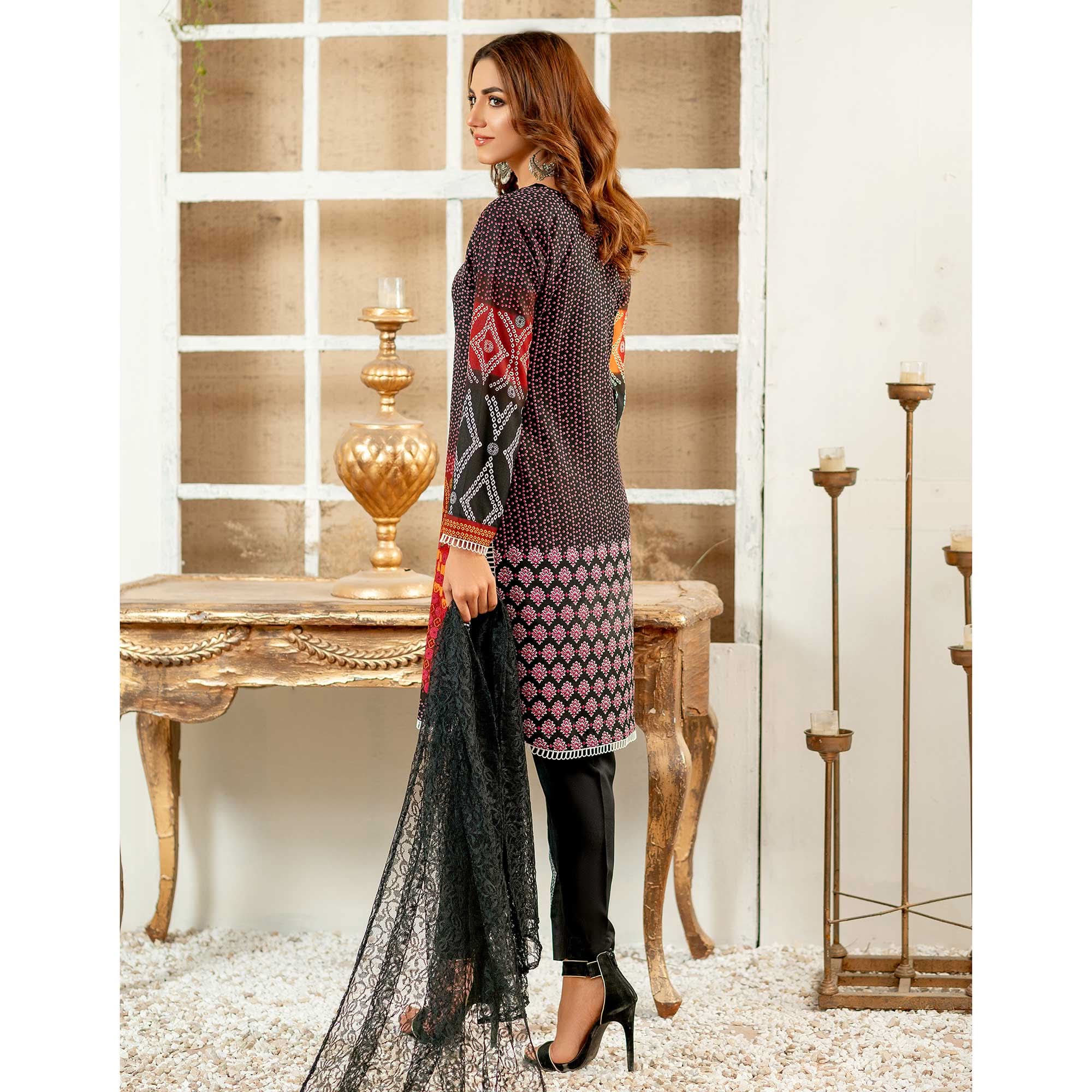 Rangoli Malai Unstitched 3Pcs Suit - 903, Women, 3Pcs Shalwar Suit, Chase Value, Chase Value