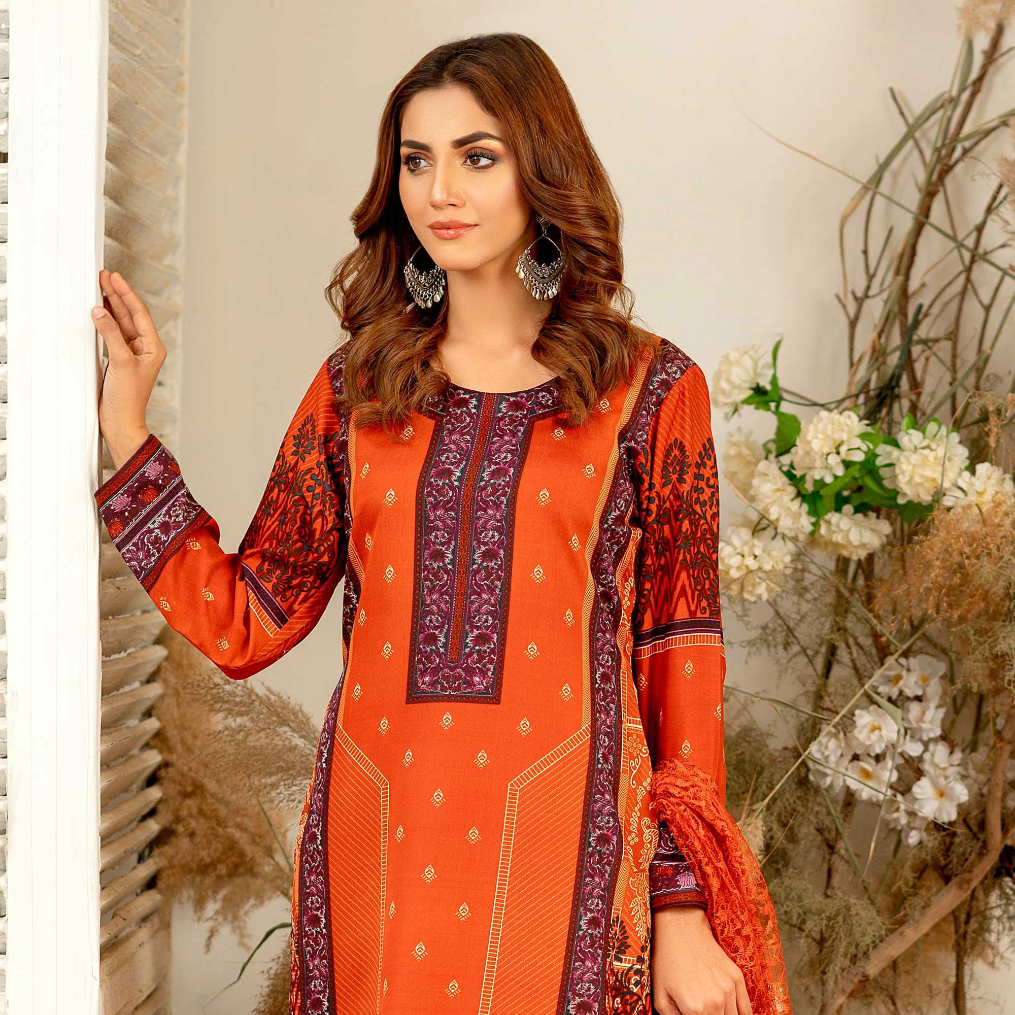 Rangoli Malai Unstitched 3Pcs Suit - 905, Women, 3Pcs Shalwar Suit, Chase Value, Chase Value