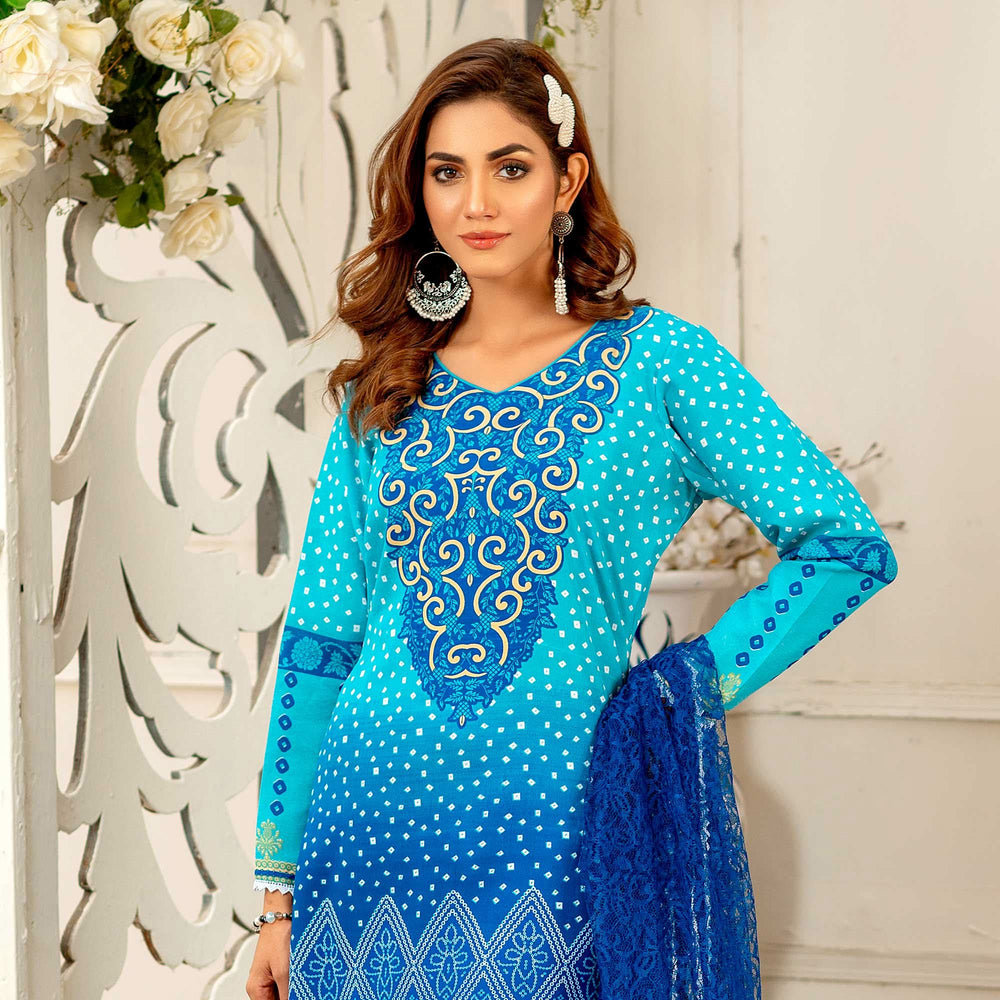 Rangoli Malai Unstitched 3Pcs Suit - 906, Women, 3Pcs Shalwar Suit, Chase Value, Chase Value