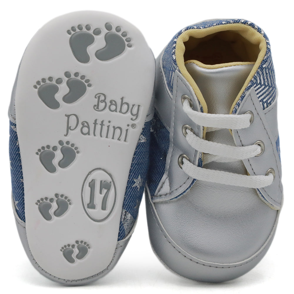 Newborn Girls Booties Shoes - Silver, Newborn Caps, Shoes & Socks, Chase Value, Chase Value