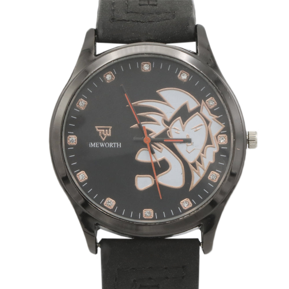 Men's Skeleton Strap Watch - Black, Men, Watches, Chase Value, Chase Value