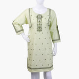 Women's Embroidered Kurti - Light Green, Women Ready Kurtis, Chase Value, Chase Value