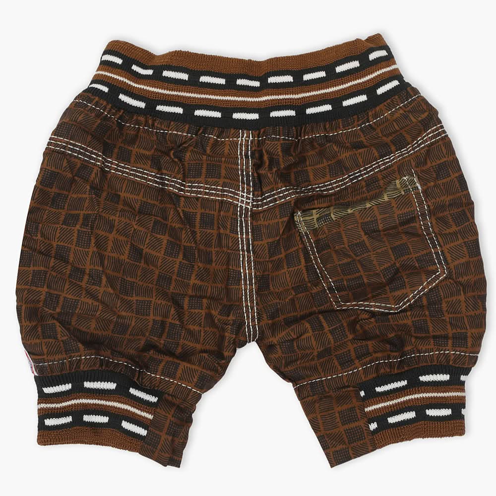 Boys Cotton Short - Brown, Boys Shorts, Chase Value, Chase Value