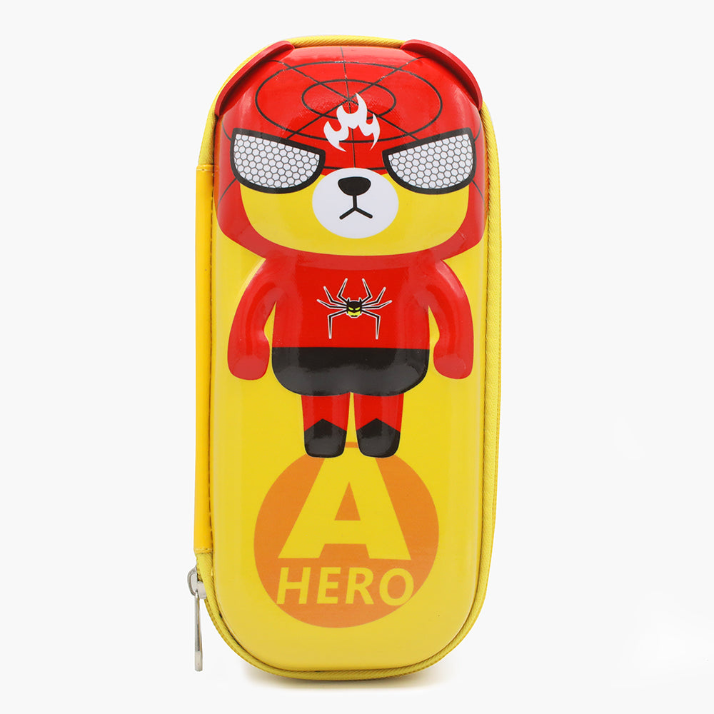 Pencil Pouch - Yellow, Pencil Boxes & Stationery Sets, Chase Value, Chase Value