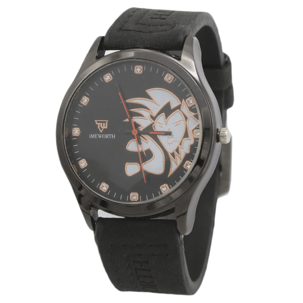 Men's Skeleton Strap Watch - Black, Men, Watches, Chase Value, Chase Value