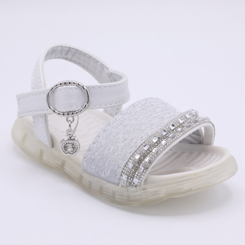 Girls Sandal - Silver, Girls Sandals, Chase Value, Chase Value