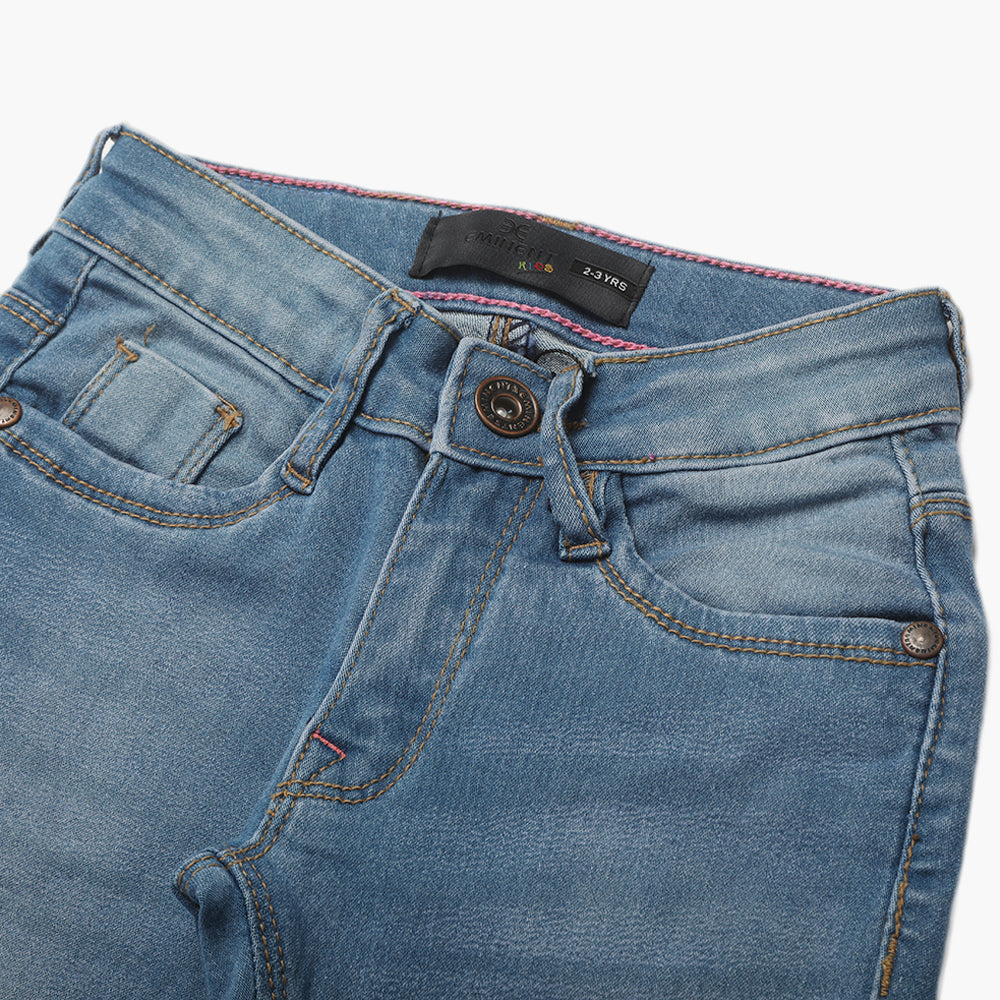 Girls Denim Pant - Blue, Girls Pants & Capri, Chase Value, Chase Value
