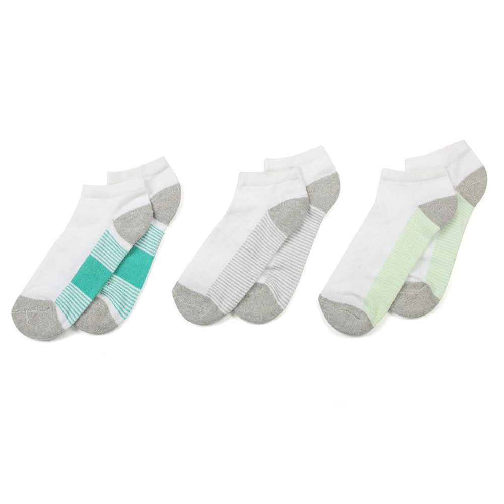 Women's 3Pcs Sports Ankle Socks - Multi, Women Socks Stocking & Gloves, Chase Value, Chase Value
