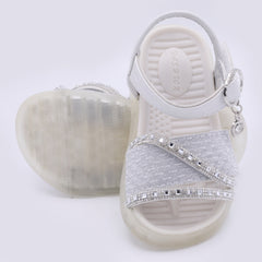 Girls Sandal - Silver, Girls Sandals, Chase Value, Chase Value