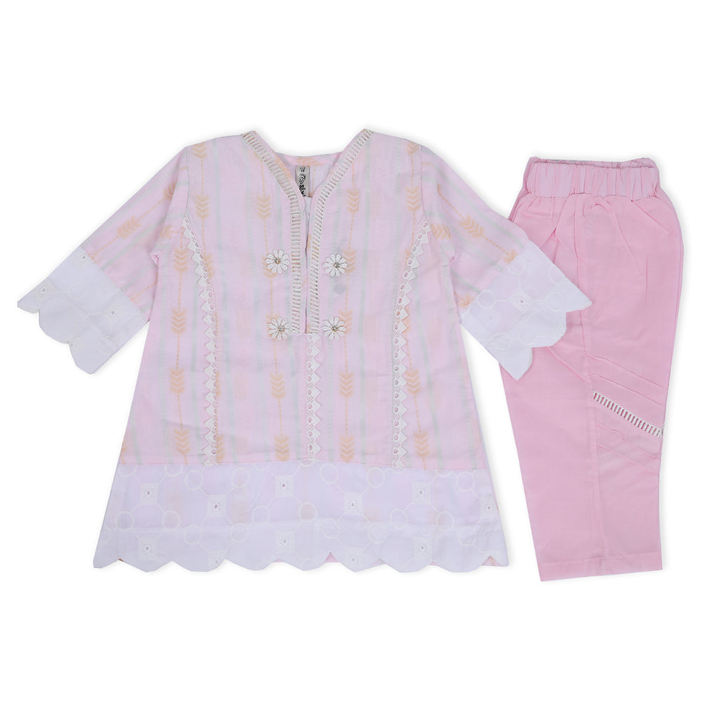 Girls Shalwar Suit - Light Pink, Girls Shalwar Kameez, Chase Value, Chase Value