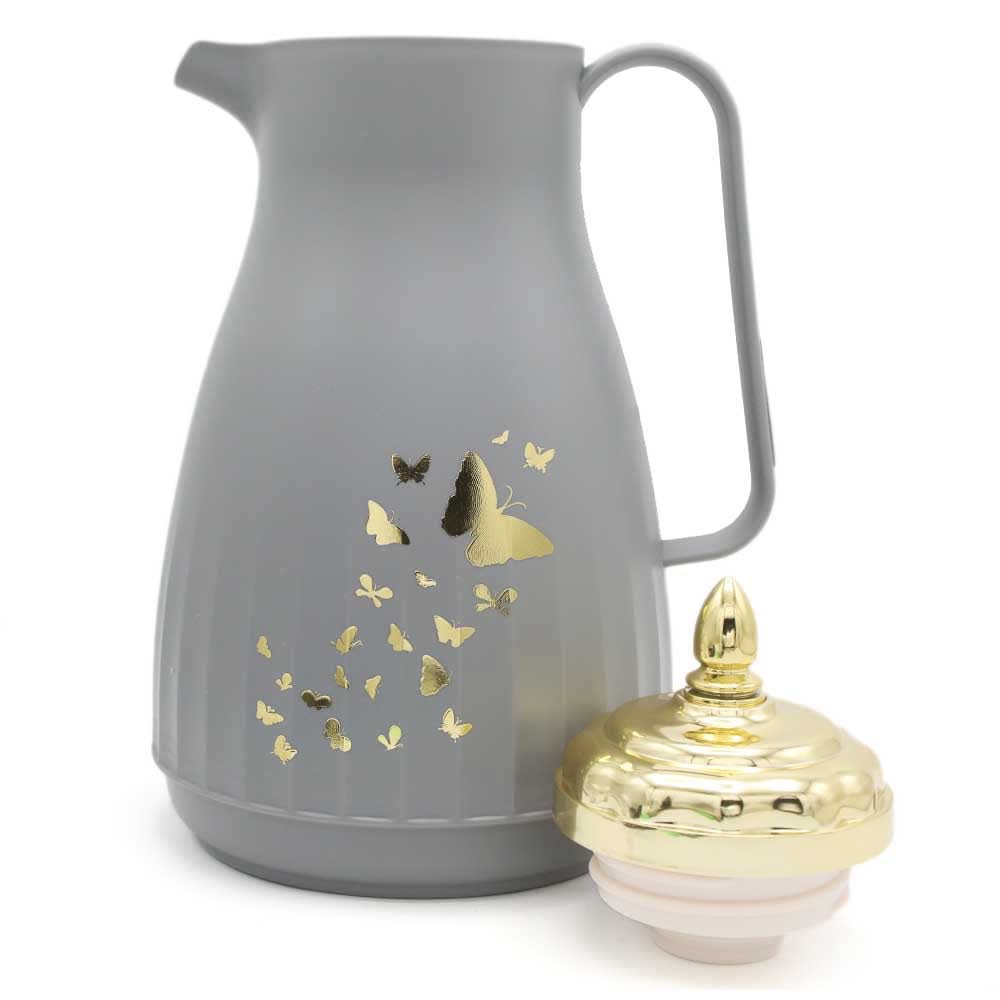 Flask 1Ltr - Grey, Thermos & Mug, Chase Value, Chase Value
