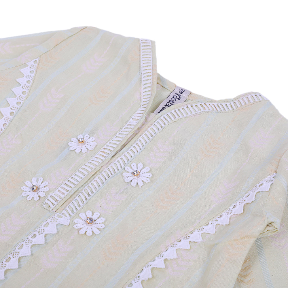 Girls Shalwar Suit - Light Green, Girls Shalwar Kameez, Chase Value, Chase Value