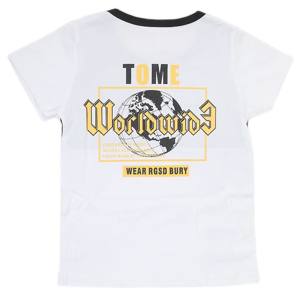 Boys Half Sleeves T-Shirt - White, Kids, Boys T-Shirts, Chase Value, Chase Value