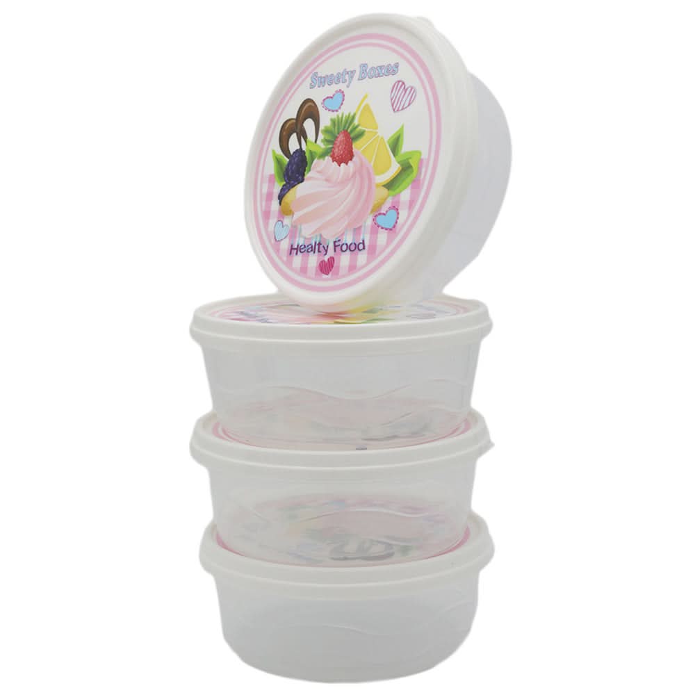 Sweety 4 Pcs Box - Multi, Kids, Tiffin Boxes And Bottles, Chase Value, Chase Value
