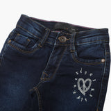 Girls Denim Pant - Dark Blue, Girls Pants & Capri, Chase Value, Chase Value