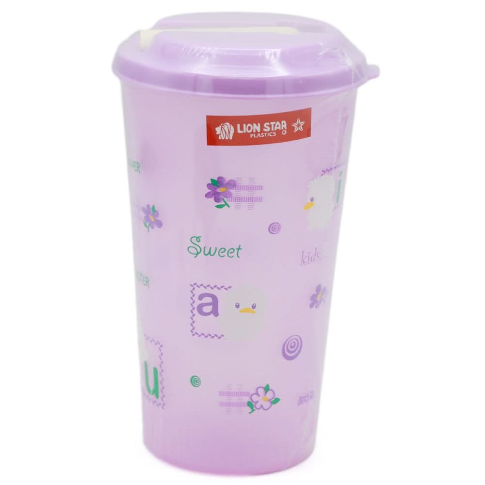Lion Star Feeding Cup 450Ml - Purple, Feeding Supplies, Chase Value, Chase Value