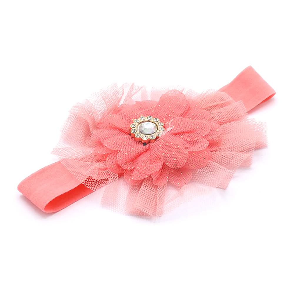 Girls Matha Patti - Tea Pink, Girls Hair Accessories, Chase Value, Chase Value