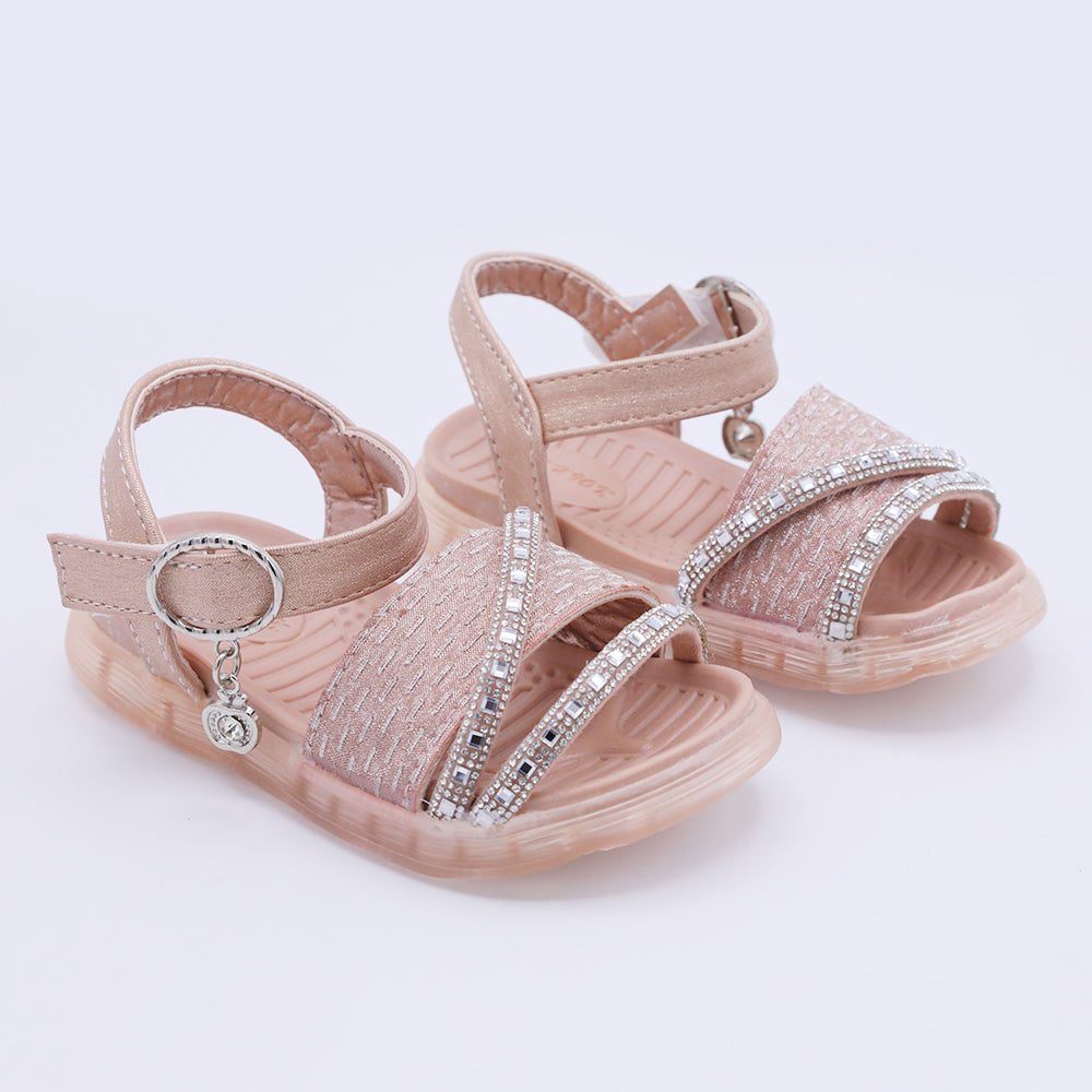 Girls Sandal - Peach, Girls Sandals, Chase Value, Chase Value