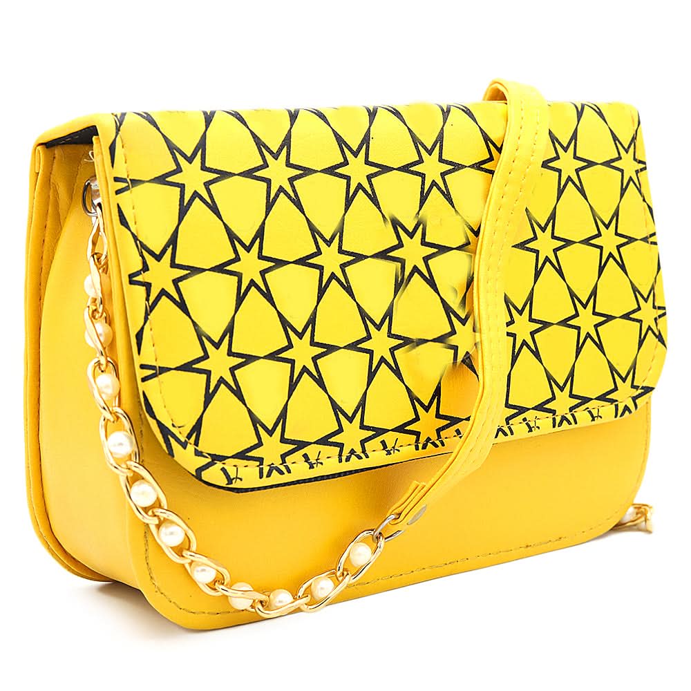 Women's Shoulder Bag 3131 - Yellow, Women, Bags, Chase Value, Chase Value