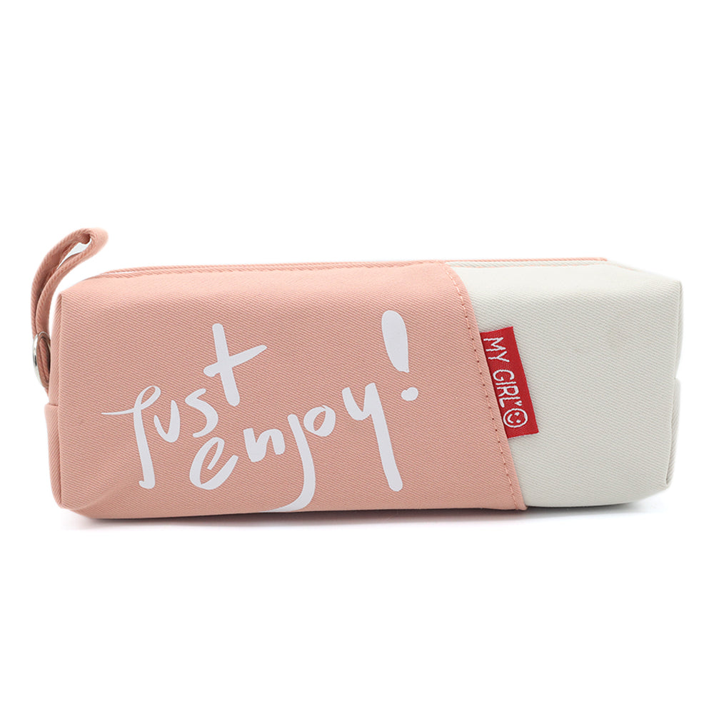 Pencil Pouch - Peach, Pencil Boxes & Stationery Sets, Chase Value, Chase Value