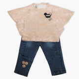 Girls Pant Suit - Peach, Girls Suits, Chase Value, Chase Value