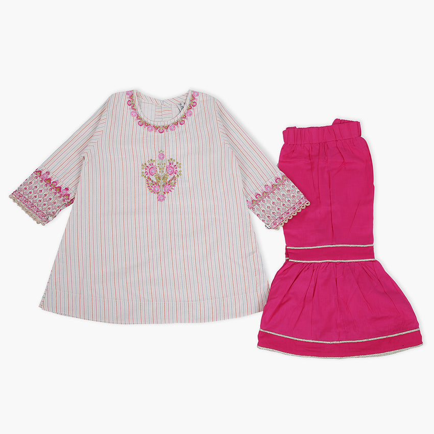 Girls Shalwar Suit - Pink, Girls Shalwar Kameez, Chase Value, Chase Value