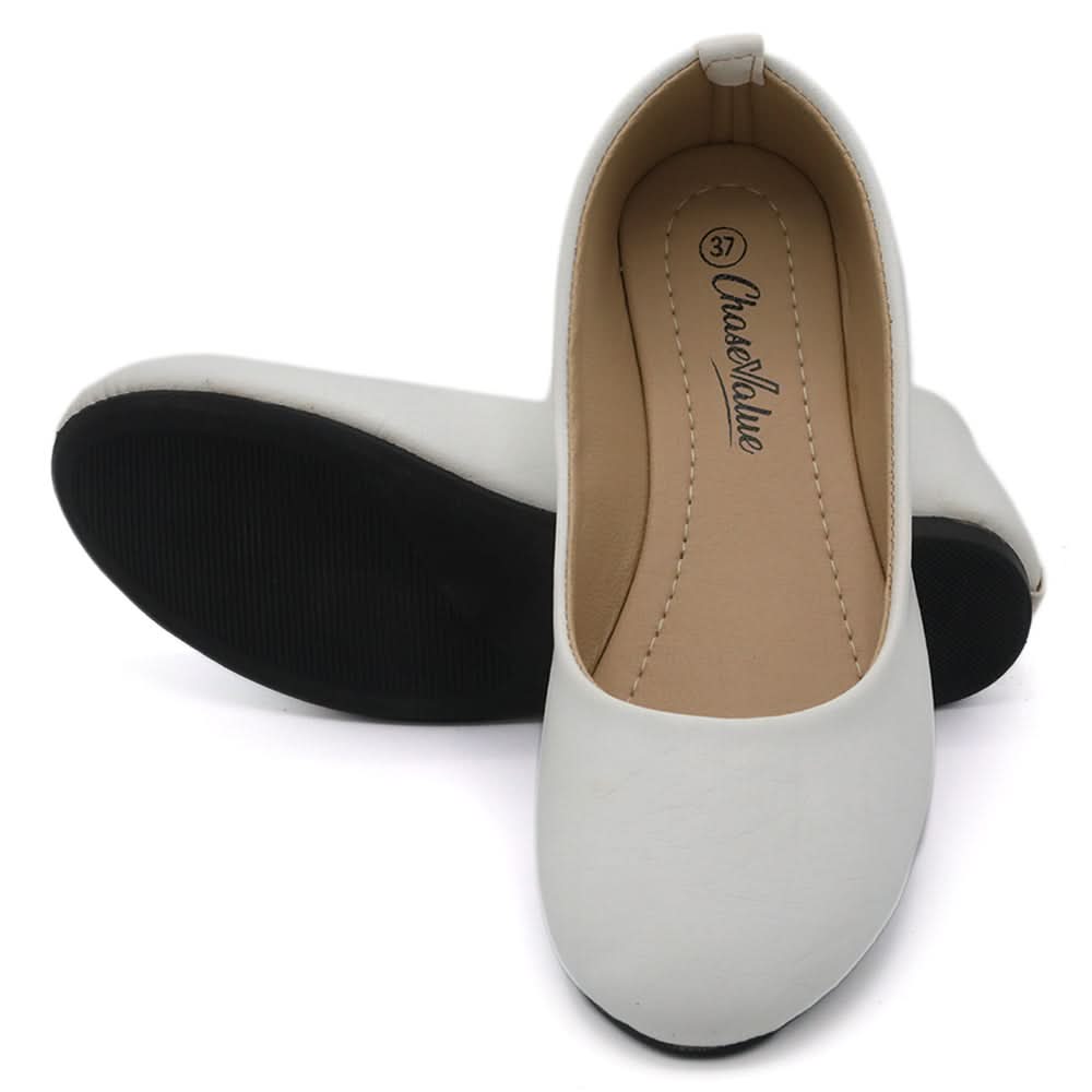 Women's Pumps - White, Women Pumps, Chase Value, Chase Value