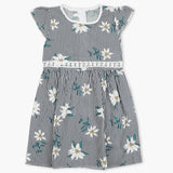 Girl's Cotton Frock - Navy Blue, Girls Frocks, Chase Value, Chase Value