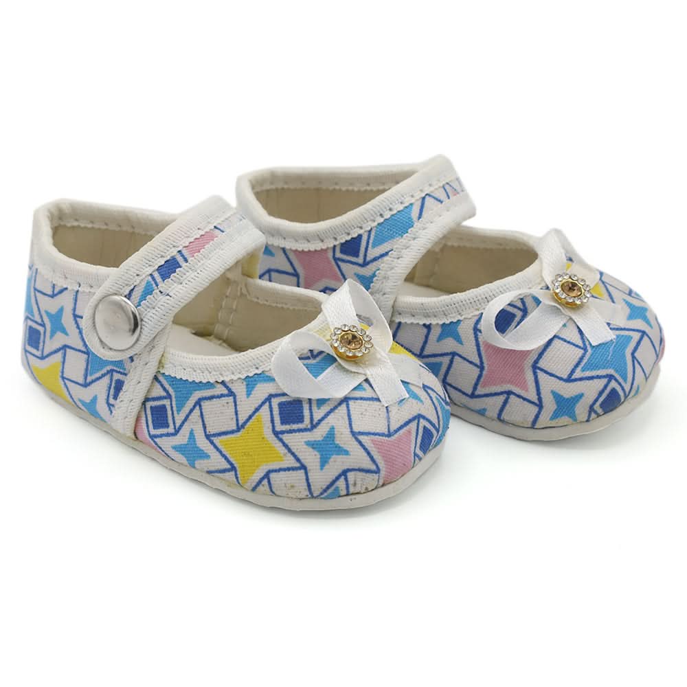 Newborns Girls Net Pumpy - Blue, Newborn Caps, Shoes & Socks, Chase Value, Chase Value