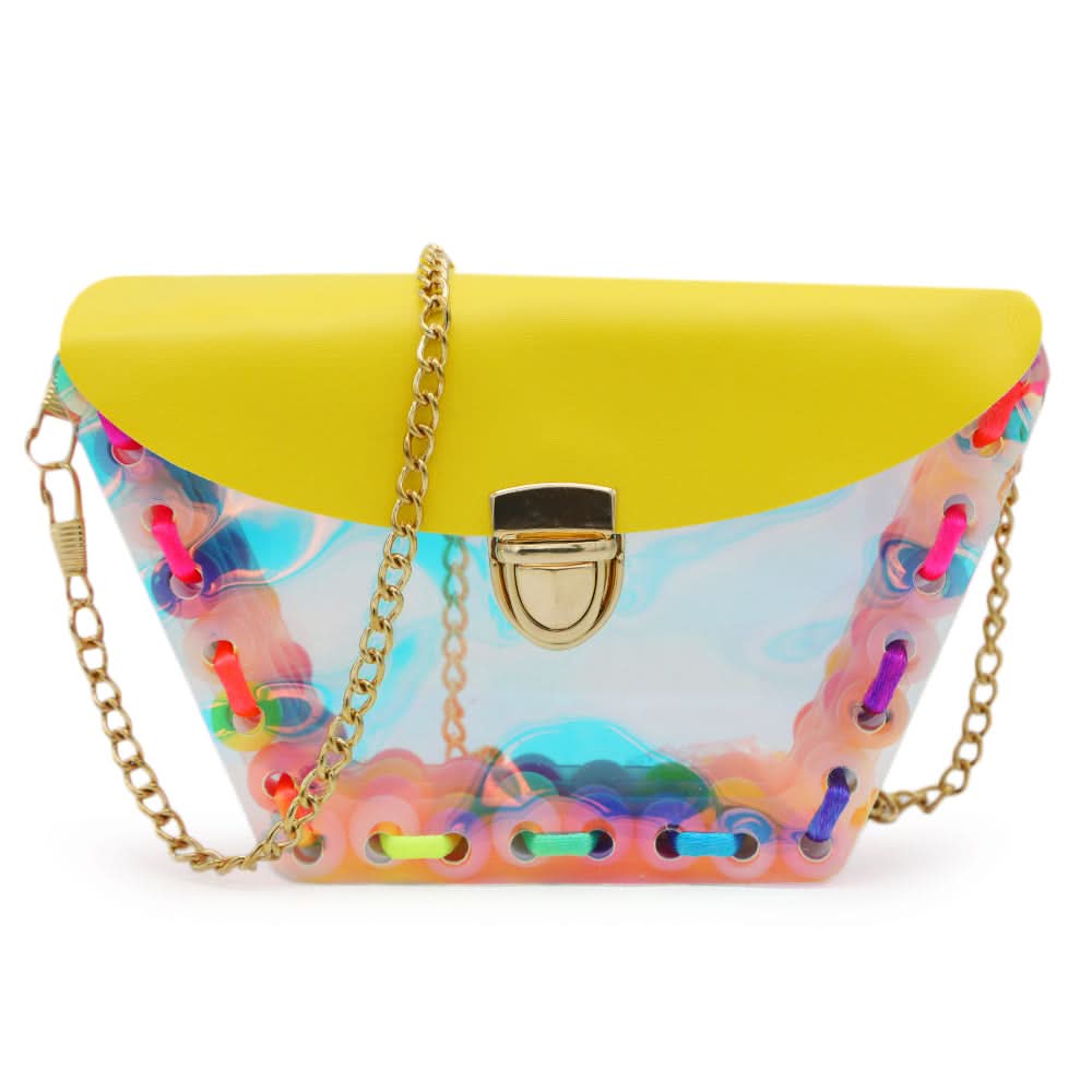 Girls Shoulder Bag - Yellow, Kids Bags, Chase Value, Chase Value