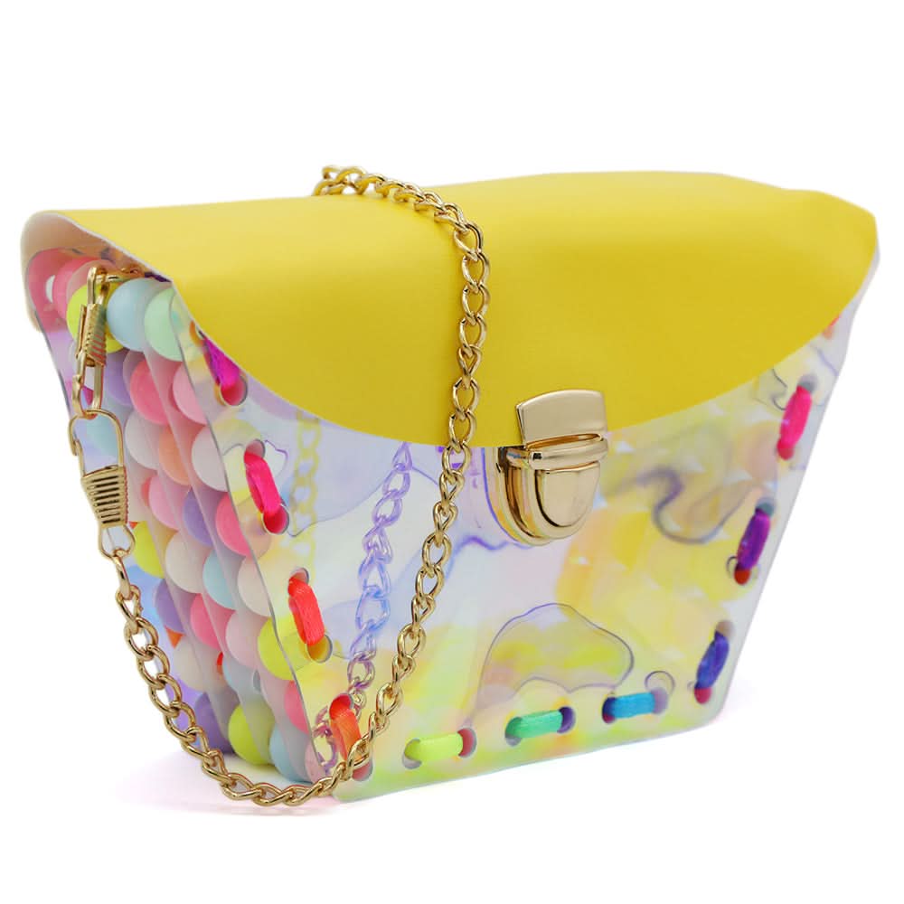 Girls Shoulder Bag - Yellow, Kids Bags, Chase Value, Chase Value