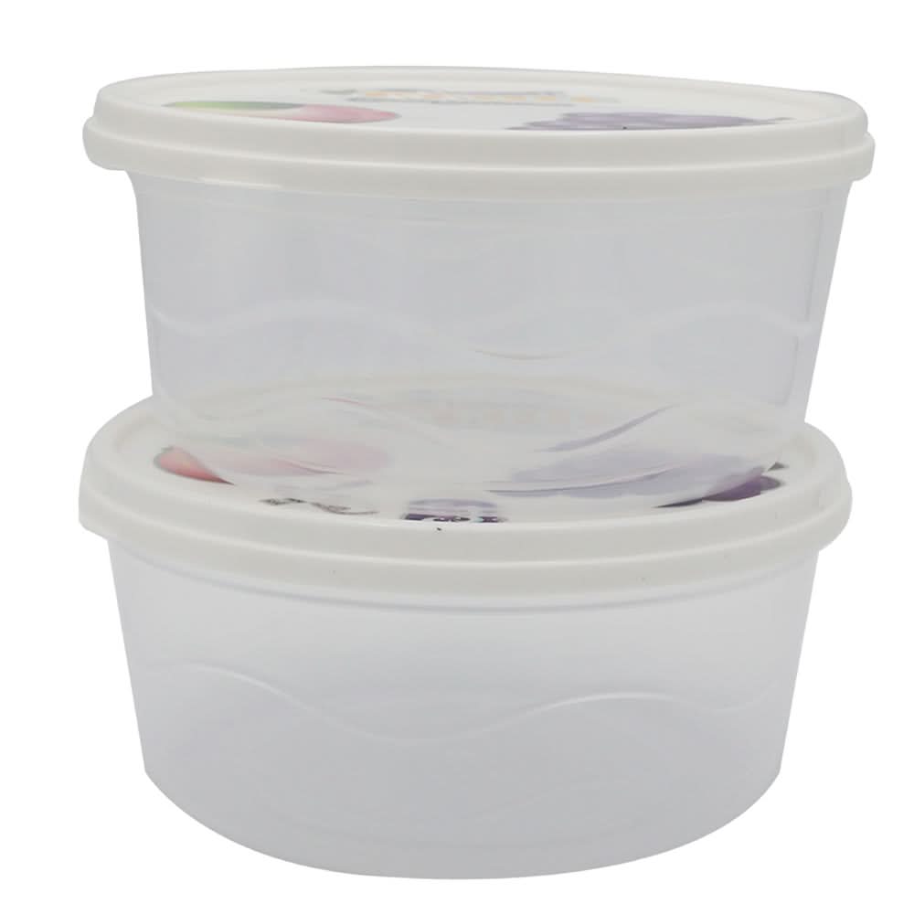 Sweety 2 Pcs Box - White, Kids, Tiffin Boxes And Bottles, Chase Value, Chase Value