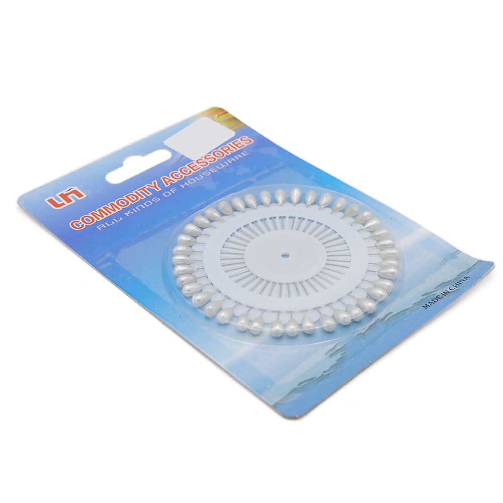 Scarf Pin Card - White, Women Scarf Pins & Brooches, Chase Value, Chase Value