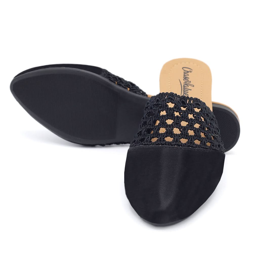 Women's Slipper - Black, Women Slippers, Chase Value, Chase Value